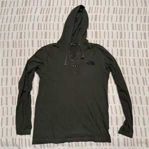 The North Face Olive Hooded Pullover